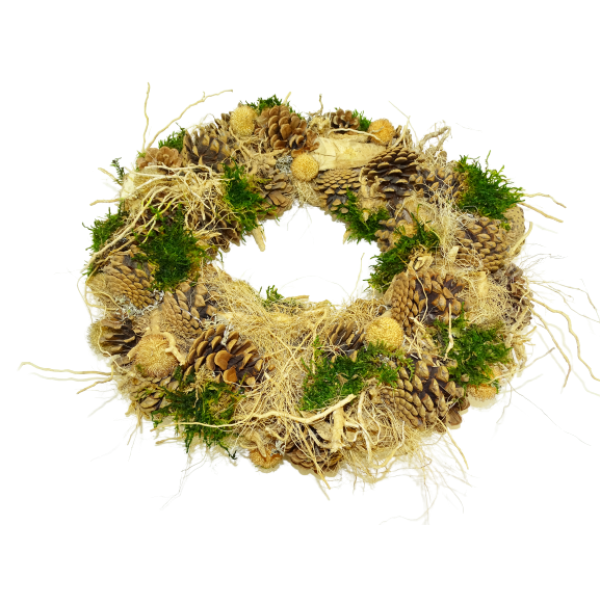 Pine Cone Wreath 12